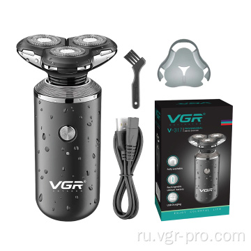 VGR V-317 водонепроницаемые электрические бритвы IPX5 для мужчин